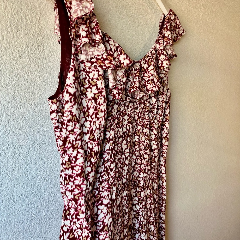 ☀️ New! MADEWELL Ruffled Scoopneck Maxi Dress in Floral - Picture 7 of 16